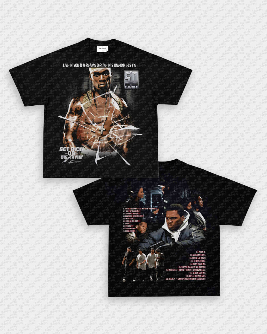GET RICH OR DIE TRYIN TEE - [DS] Hoodie, Sweatshirt | CoreVibeTees.com (Image 3)