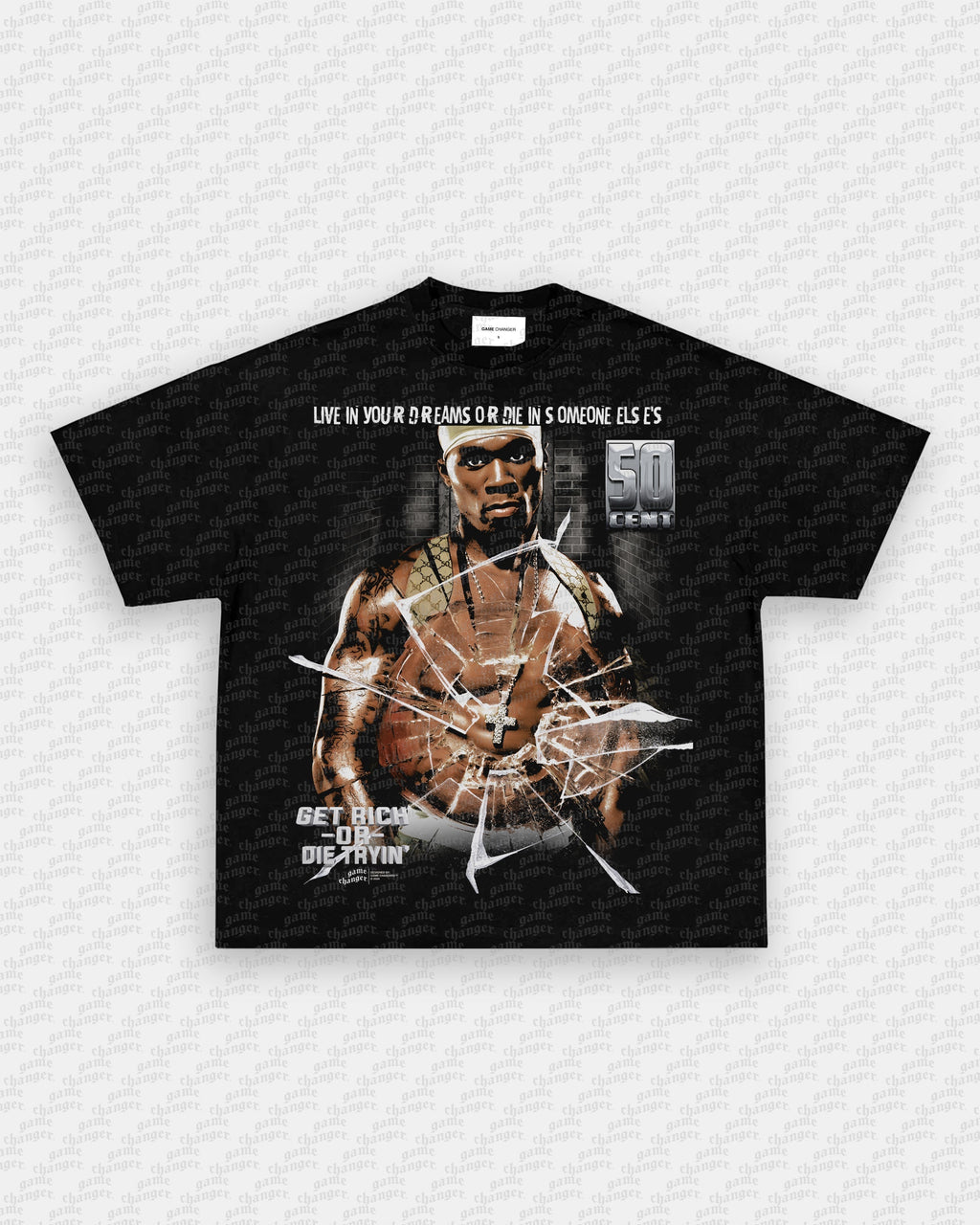 GET RICH OR DIE TRYIN V2 TEE Hoodie, Sweatshirt | CoreVibeTees.com (Image 1)