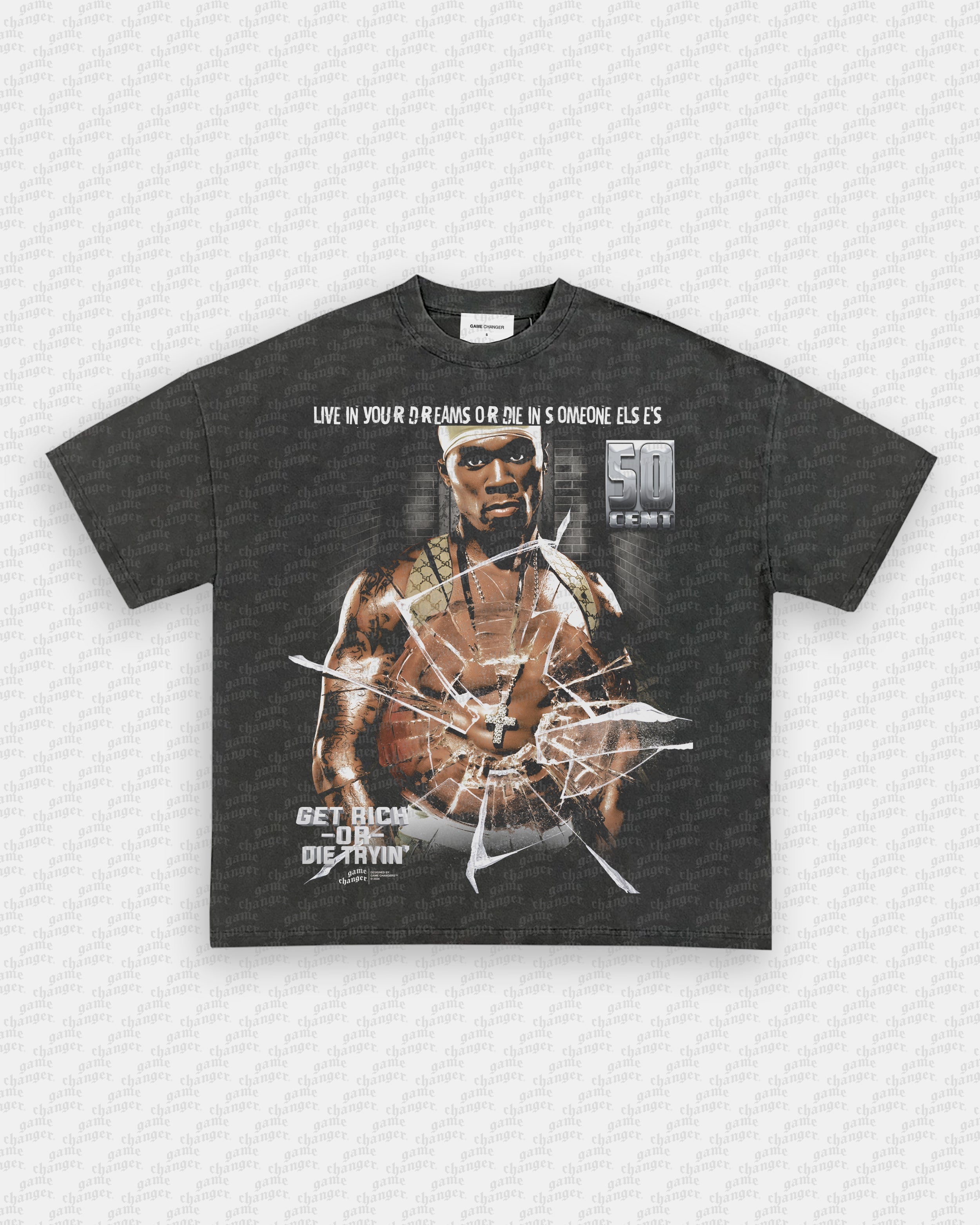 GET RICH OR DIE TRYIN V2 TEE Hoodie, Sweatshirt | CoreVibeTees.com (Image 2)