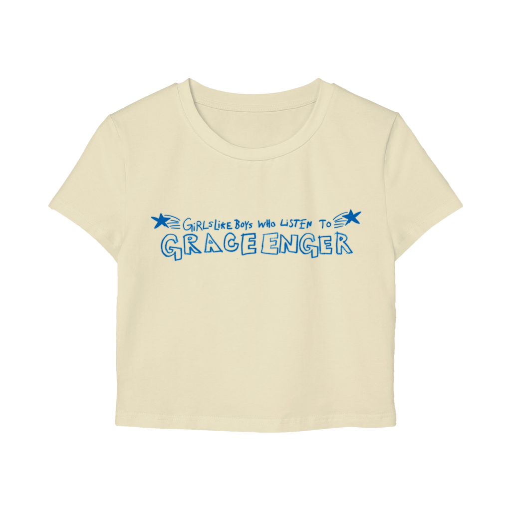 Grace Enger - Girls Like Boys Baby Tee - Creme Hoodie, Sweatshirt | CoreVibeTees.com (Image 2)