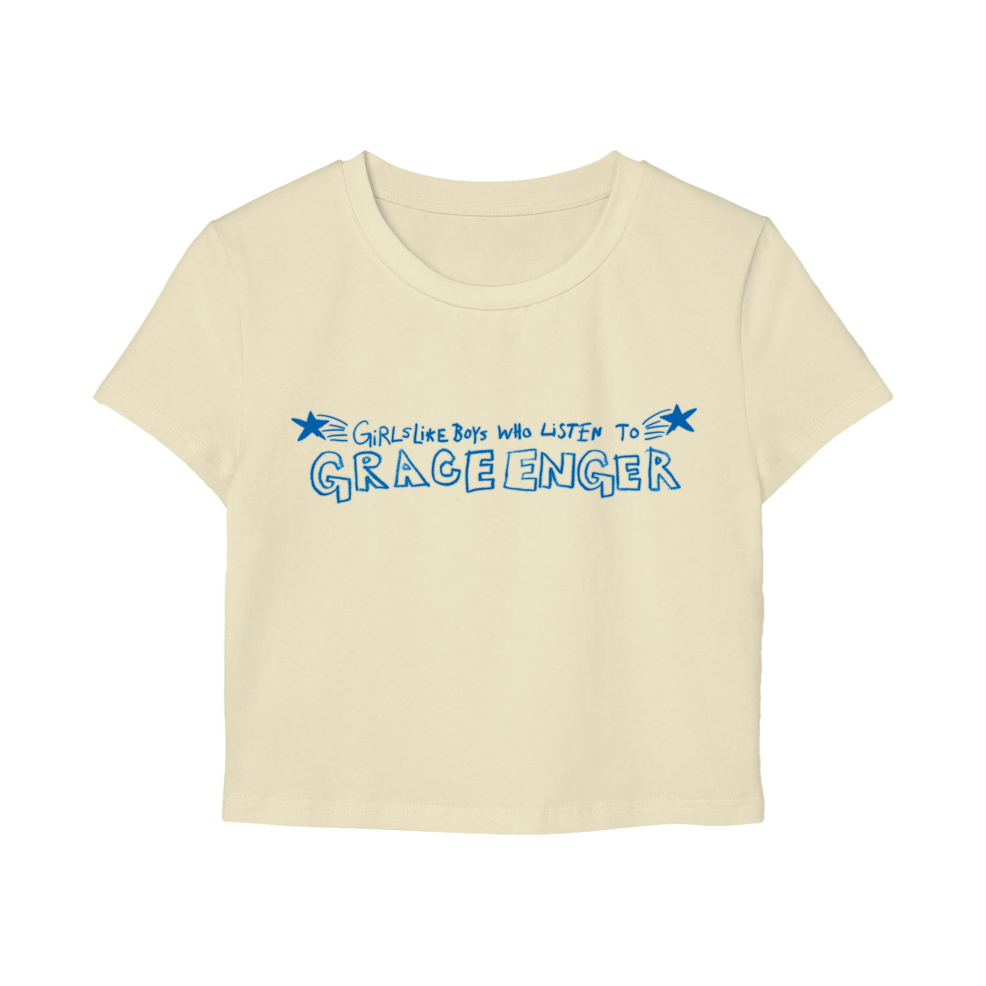 Grace Enger - Girls Like Boys Baby Tee - Creme Hoodie, Sweatshirt | CoreVibeTees.com (Image 2)