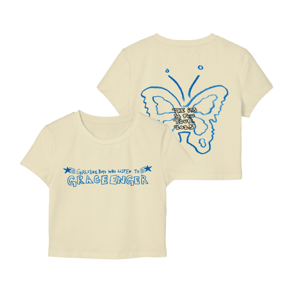 Grace Enger - Girls Like Boys Baby Tee - Creme Hoodie, Sweatshirt | CoreVibeTees.com (Image 1)