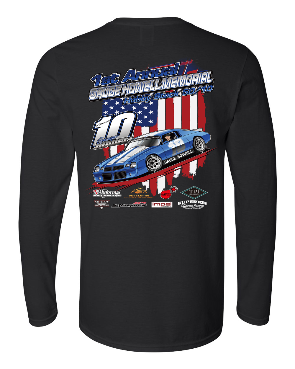 2024 Gauge Howell Long Sleeve T-Shirt Hoodie, Sweatshirt | CoreVibeTees.com (Image 1)