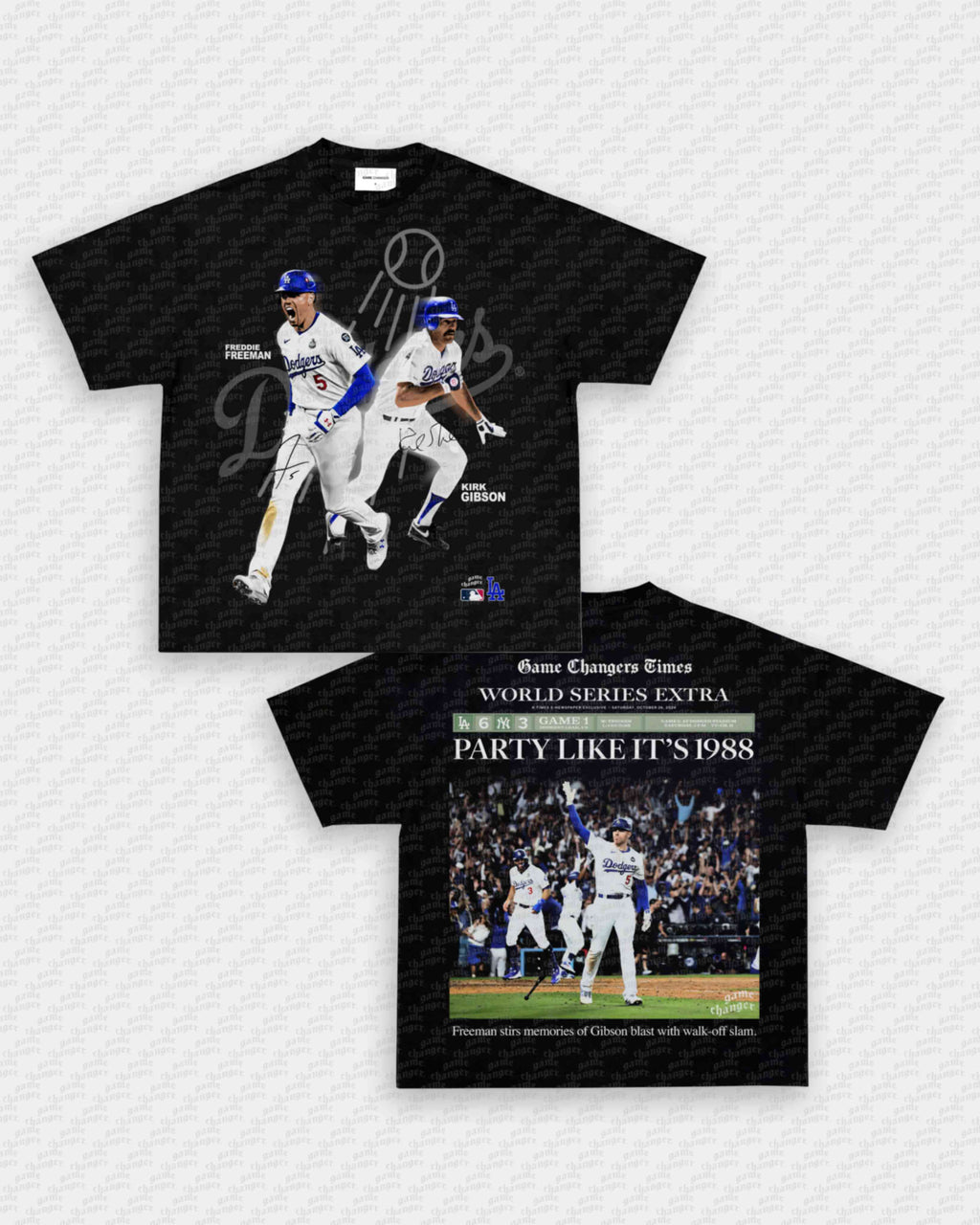 GIBBY MEET FREDDIE TEE - [DS] Hoodie, Sweatshirt | CoreVibeTees.com (Image 1)