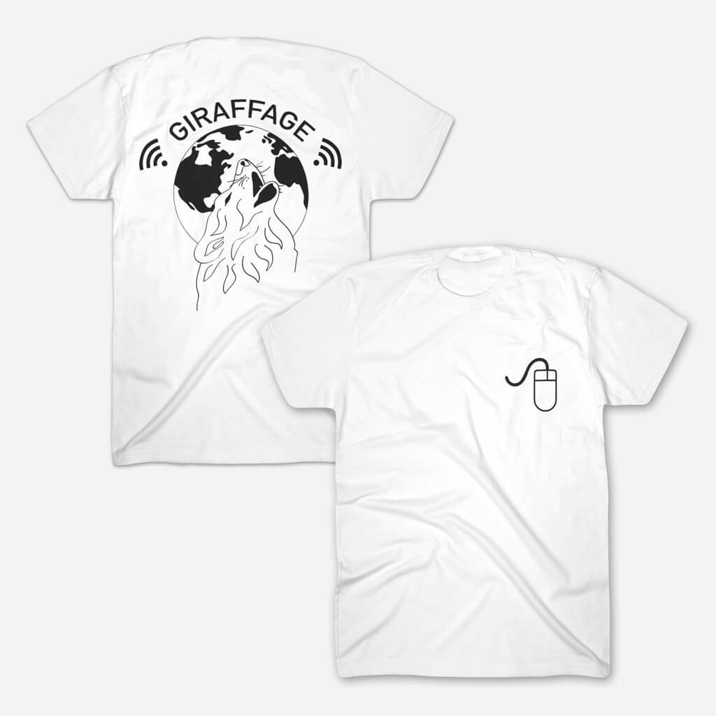 Wolf White T-Shirt Hoodie, Sweatshirt | CoreVibeTees.com (Image 1)