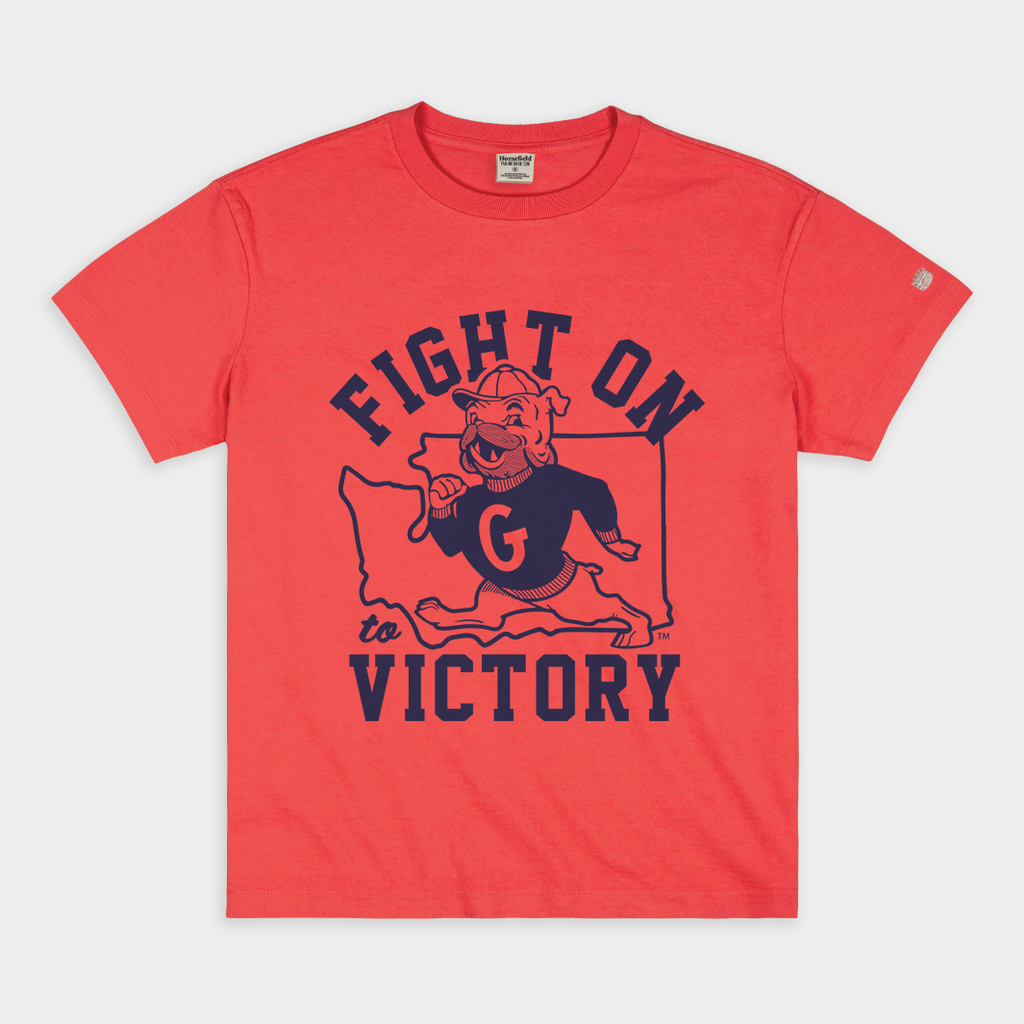 Gonzaga "Fight on to Victory" Vintage Heavyweight Tee Style001 Hoodie, Sweatshirt | CoreVibeTees.com