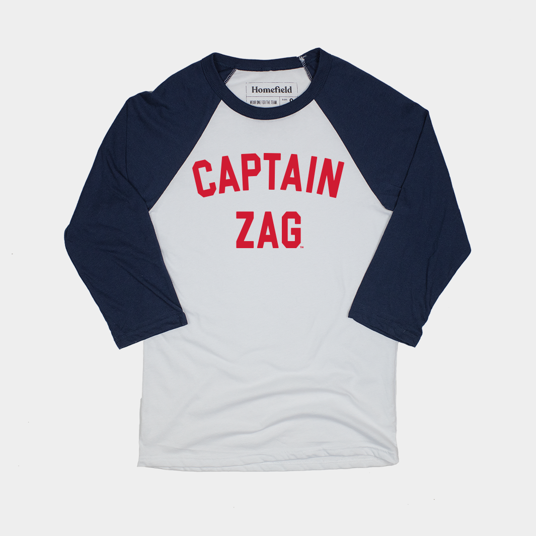Gonzaga Captain Zag Vintage Baseball Tee Style001 Hoodie, Sweatshirt | CoreVibeTees.com