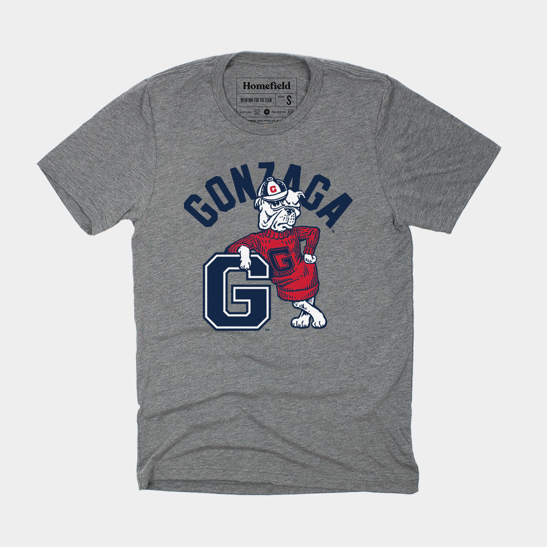 Vintage Gonzaga Mascot Tee Hoodie, Sweatshirt | CoreVibeTees.com
