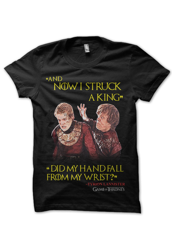 Tyrion And Joffrey Black T-Shirt Hoodie, Sweatshirt | CoreVibeTees.com