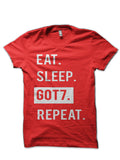 EAT. SLEEP. GOT7. REPEAT. KPOP. T-Shirt Hoodie, Sweatshirt | CoreVibeTees.com