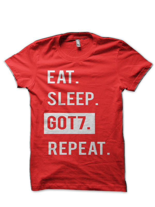 EAT. SLEEP. GOT7. REPEAT. KPOP. T-Shirt Hoodie, Sweatshirt | CoreVibeTees.com
