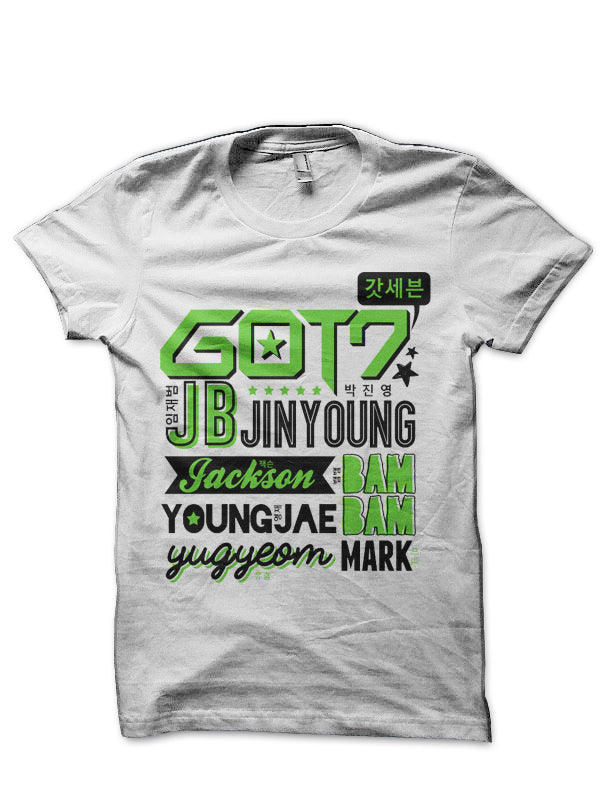 GOT7 Font Collage 2 T-Shirt Hoodie, Sweatshirt | CoreVibeTees.com