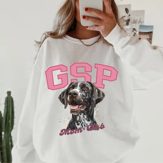 GSP Mom Club Sweatshirt ~ Sweatshirt Unisex Apparel Relaxed Fit Printed in the USA Clothing Womenswear Casual and Comfortable