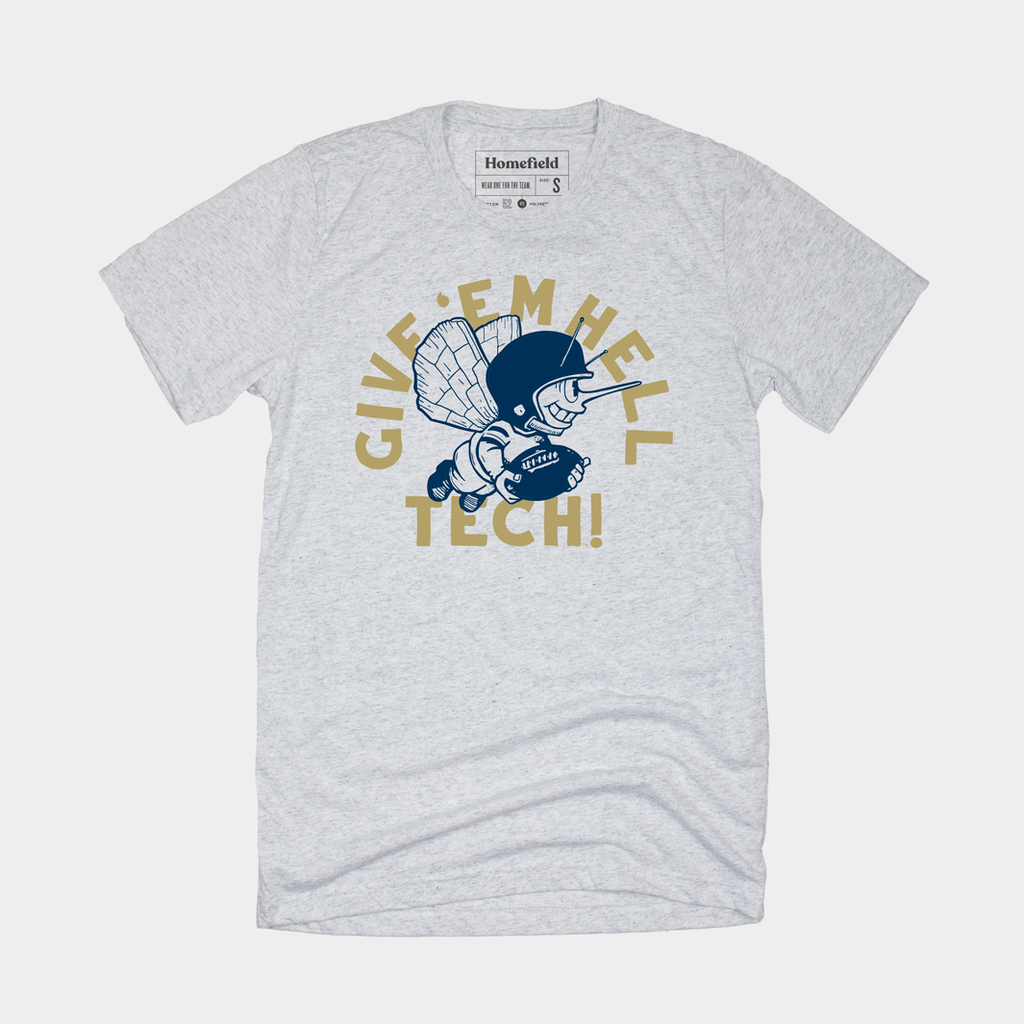Retro ‚ÄúGive ‚ÄòEm Hell, Tech‚Äù Tee Style001 Hoodie, Sweatshirt | CoreVibeTees.com