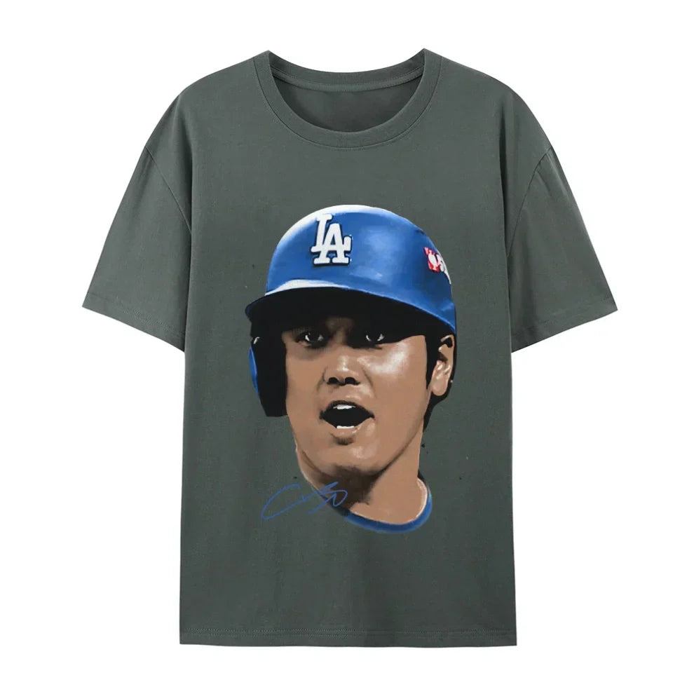 Angeles Dodgers Shohei Ohtani Back Design TEE Hoodie, Sweatshirt | CoreVibeTees.com (Image 3)