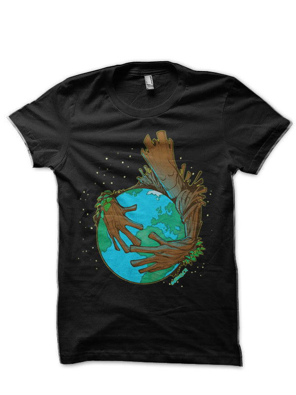 Guardians Of The Galaxy Groot Black T-Shirt Hoodie, Sweatshirt | CoreVibeTees.com