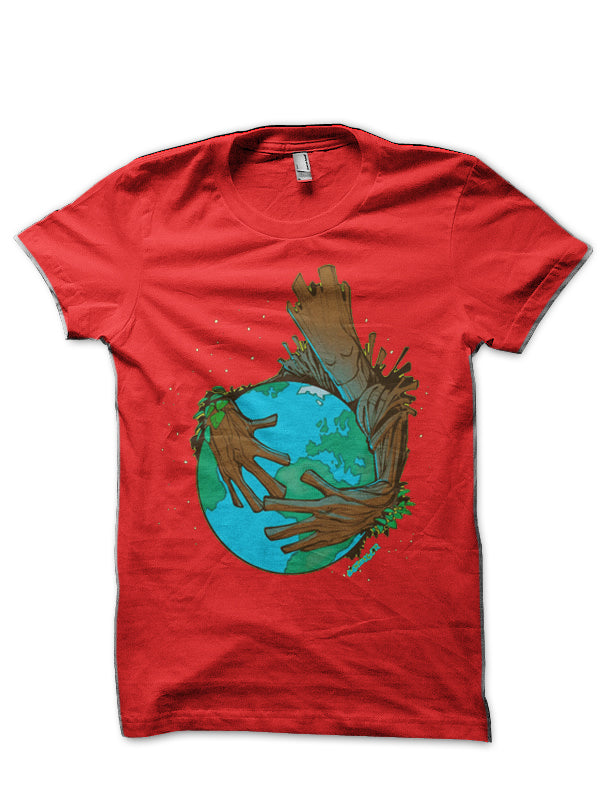 Guardians Of The Galaxy Groot Red T-Shirt Hoodie, Sweatshirt | CoreVibeTees.com