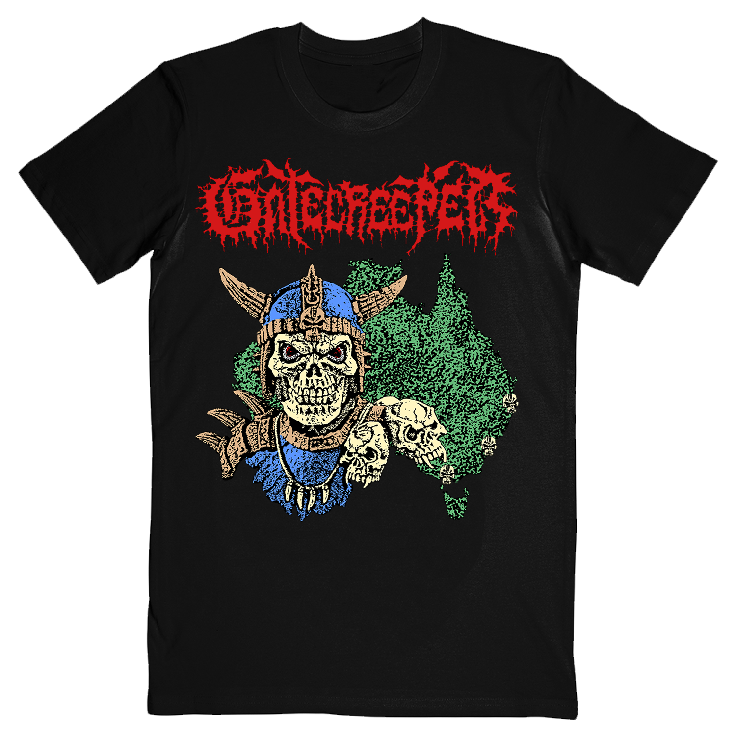 Gatecreeper AUS T-Shirt (Black) Hoodie, Sweatshirt | CoreVibeTees.com (Image 1)