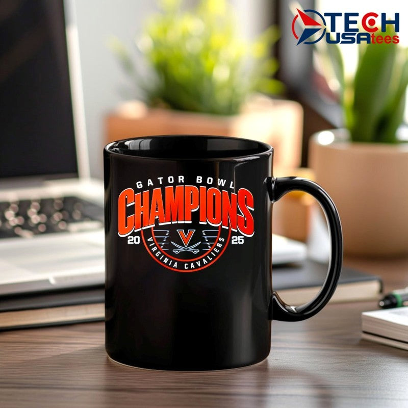 Gator Bowl Champions Virginia Cavaliers 2025 logo shirt