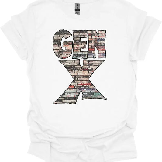 Gen X, 80s Rock Cassettes, Gen X Cassettes Shirt, Retro Gen X T-Shirt,  Trending Shirt, Generation X T-Shirt