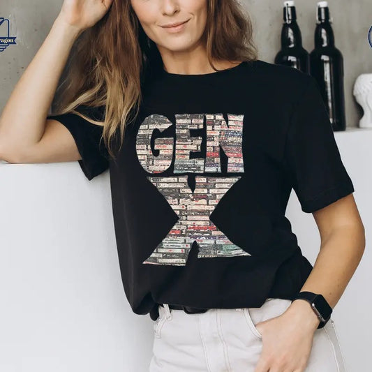 Gen-x Shirt Retro Proud Member Your Feelings Generation Sweatshirt 80s Birthday Hoodieconcert Tee Generation X Tshirt80s Rock Cassettes Cotton Top