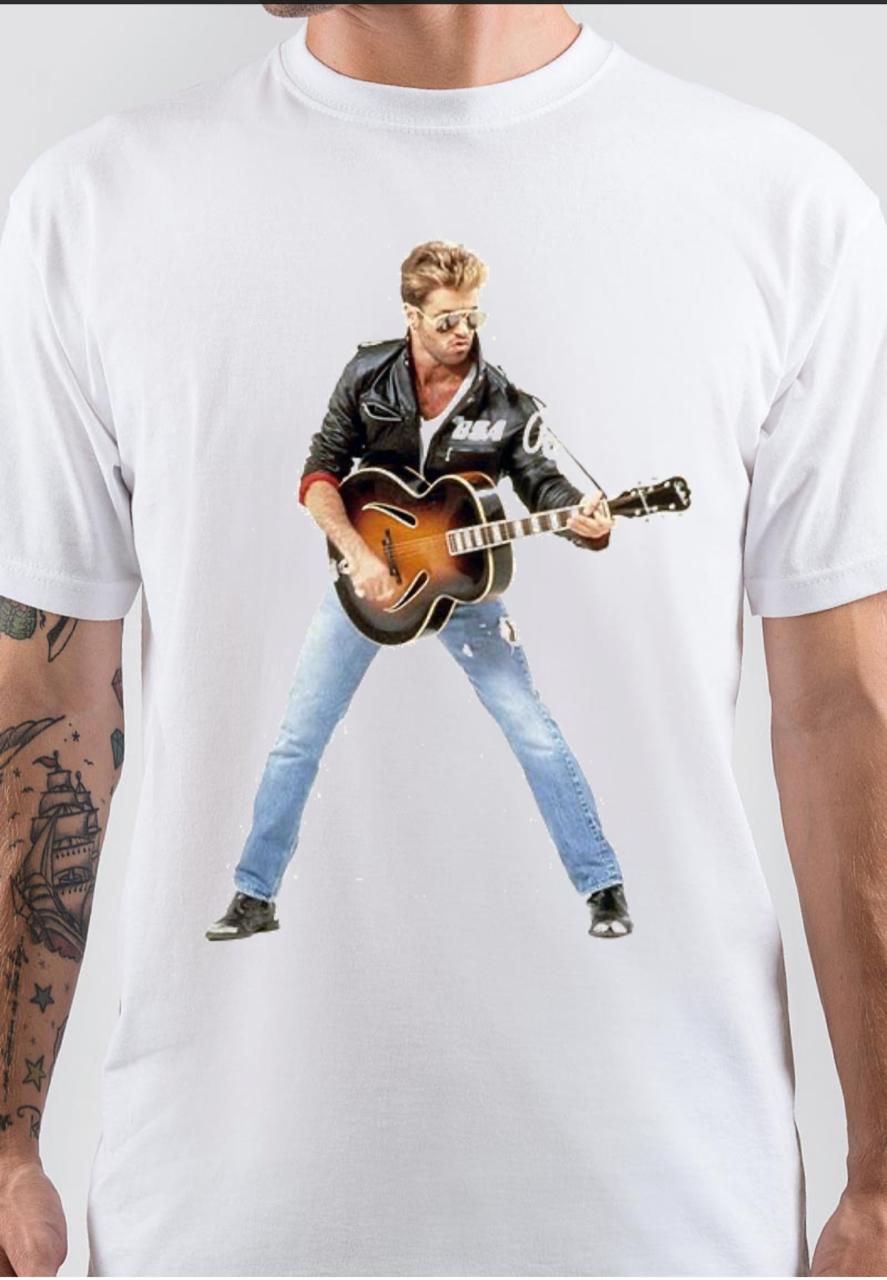 George Michael White T-Shirt Style001 Hoodie, Sweatshirt | CoreVibeTees.com