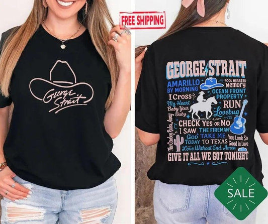 George Strait Shirt, Give It All We Got Tonight Tshirt, Retro Western T-shirt, Country Music Shirt
