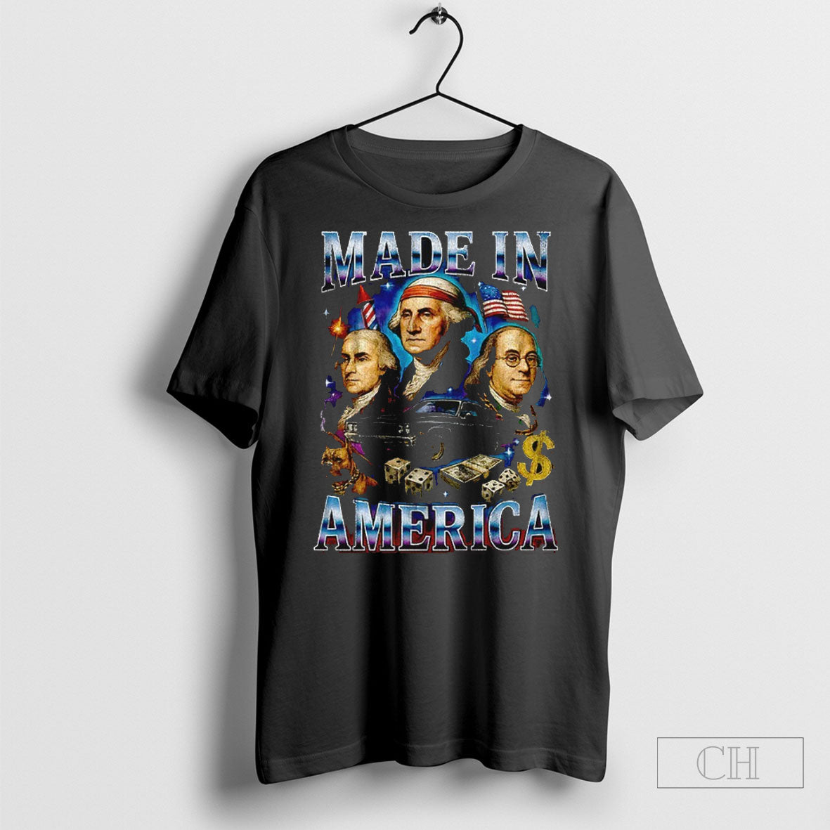 George Washington Made In America Shirt Hoodie, Sweatshirt | CoreVibeTees.com