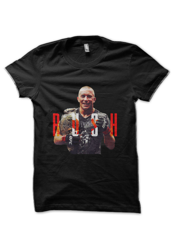 Georges St. Pierre Black T-Shirt Style007 Hoodie, Sweatshirt | CoreVibeTees.com