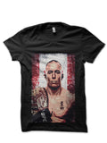Georges St. Pierre Black T-Shirt Style005 Hoodie, Sweatshirt | CoreVibeTees.com