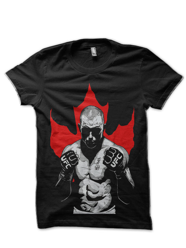 Georges St. Pierre Black T-Shirt Style001 Hoodie, Sweatshirt | CoreVibeTees.com