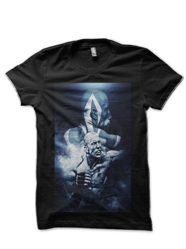 Georges St. Pierre Black T-Shirt Hoodie, Sweatshirt | CoreVibeTees.com