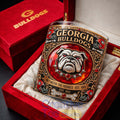 Georgia Bulldogs “Between The Hedges” Whiskey Glass