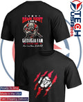 Georgia Bulldogs Football damn right scratches shirt