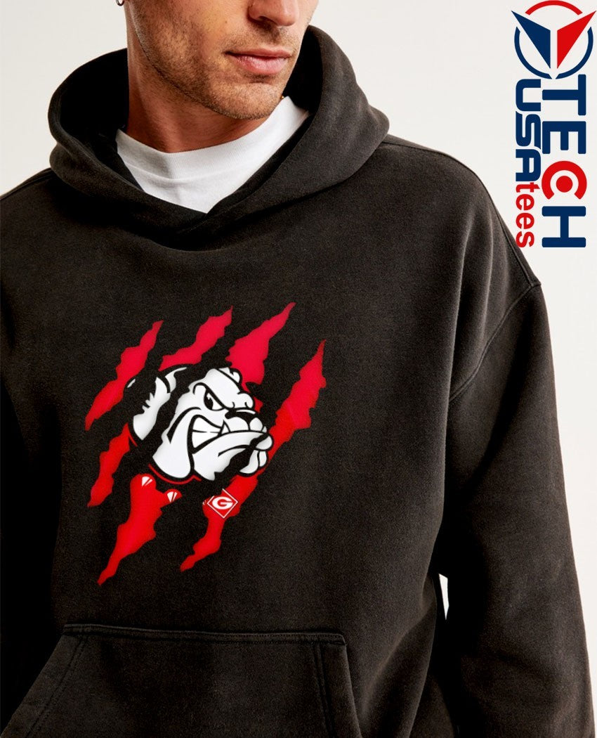 Georgia Bulldogs Football scratches shirt