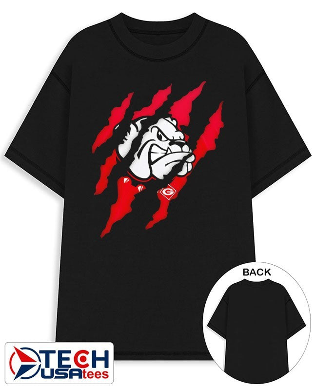 Georgia Bulldogs Football scratches shirt
