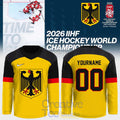 Germany 2026 IIHF Ice Hockey Championship Custom Hockey Jersey
