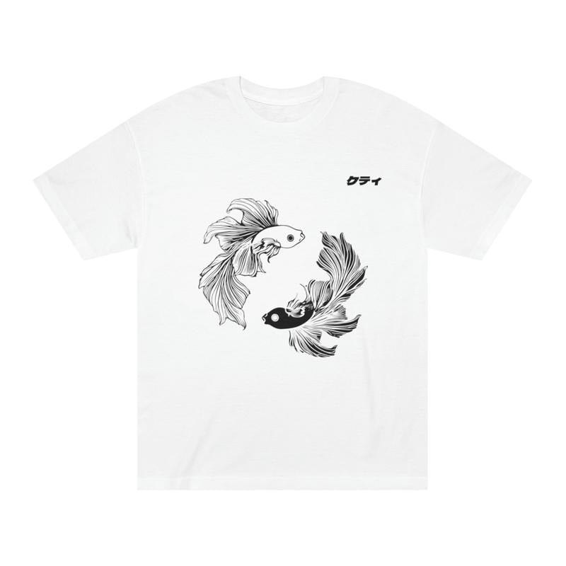 Geto Gojo T-Shirt Betta Fish JuJutsu Kaisen Satoru Suguru Anime Manga Inspired Womens Mens Unisex Clothing JJK Cotton Menswear