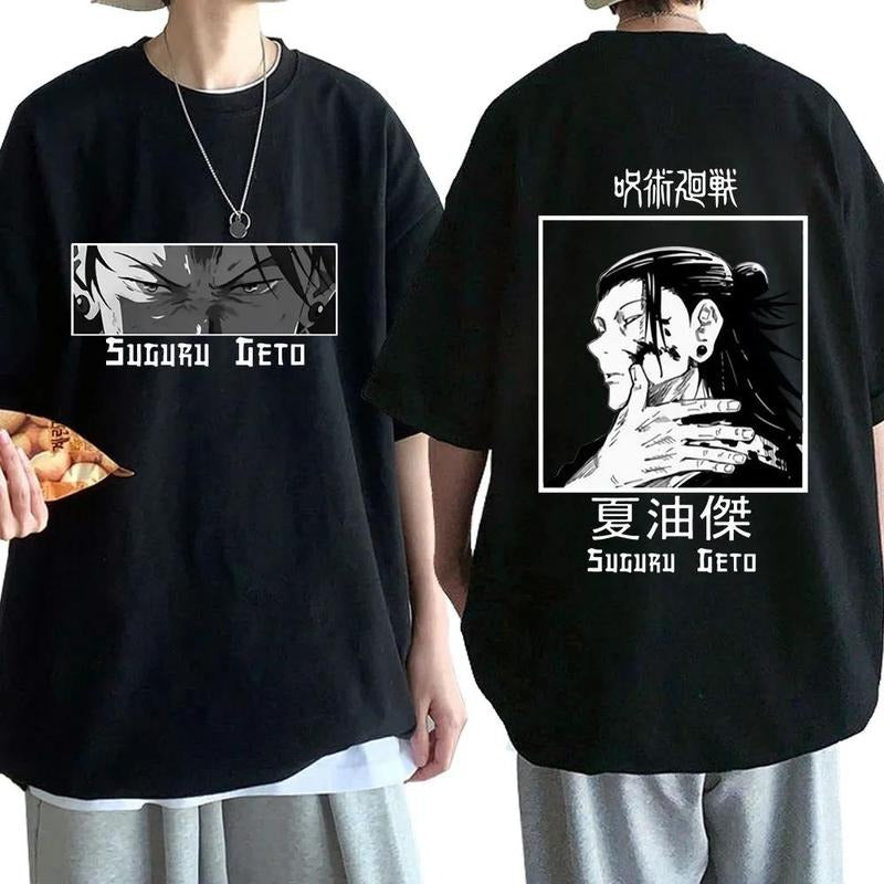Geto Suguru 2 sides Shirt, Jjk Anime shirt, Suguru Geto shirt, JujutsuKaisen Anime Shirt, jjk, jjk hoodie, JujutsuKaisen, Crew Neck, Hoodie, Sweatshirt, Oversized Vintage Shirt, Anime Lovers, Unisex Tee Sweatshirt Hoodie, Anime Lover Shirt, Manga shirt. S