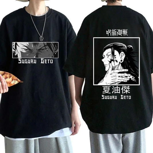 Geto Suguru 2 sides Shirt, Jjk Anime shirt, Suguru Geto shirt, JujutsuKaisen Anime Shirt, jjk, jjk hoodie, JujutsuKaisen, Crew Neck, Hoodie, Sweatshirt, Oversized Vintage Shirt, Anime Lovers, Unisex Tee Sweatshirt Hoodie, Anime Lover Shirt, Manga shirt. S