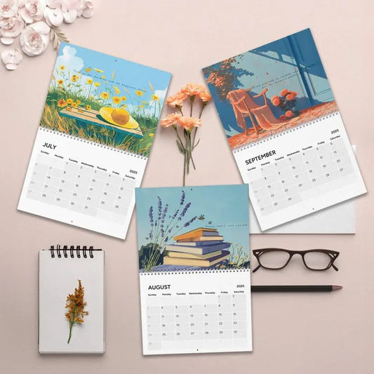 Ghibli 2025 Wall Calendar featuring Ponyo, Spirited Away, Arrietty, and more, Anime Calendar, Movie Calendar, Pop Culture Calendar