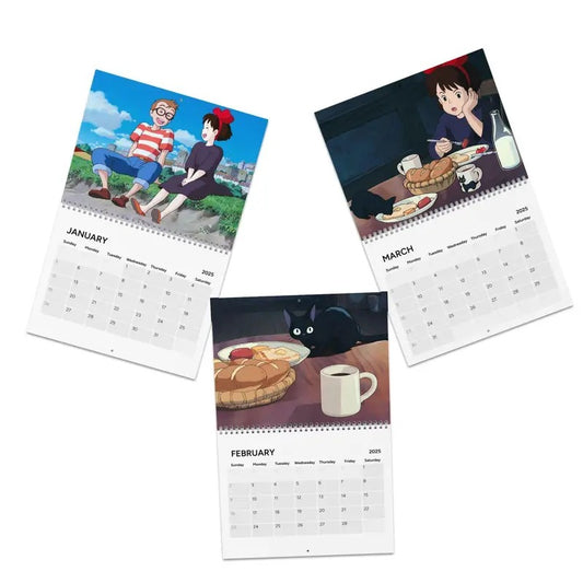 Ghibli 2025 Wall Calendar featuring Ponyo, Spirited Away, Arrietty, and more, Anime Calendar, Movie Calendar, Pop Culture Calendarstyle{n002}3