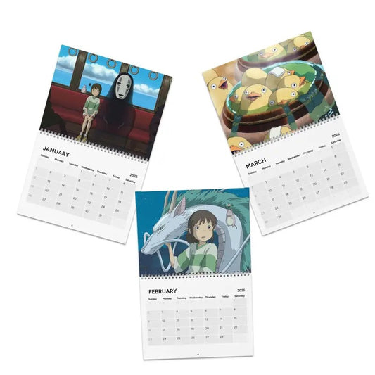 Ghibli 2025 Wall Calendar featuring Ponyo, Spirited Away, Arrietty, and more, Anime Calendar, Movie Calendar, Pop Culture Calendarstyle{n002}4