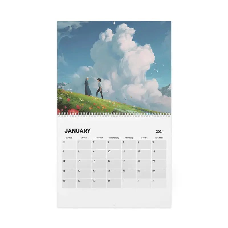 Ghibli 2025 Wall Calendar featuring Ponyo, Spirited Away, Arrietty, and more, Anime Calendar, Movie Calendar, Pop Culture Calendarstyle{n002}8