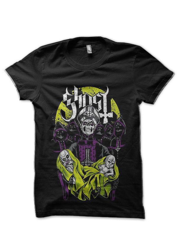 Ghost Band Black T-Shirt Hoodie, Sweatshirt | CoreVibeTees.com