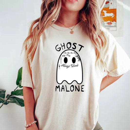 Ghost Malone Shirt, Halloween Sweatshirt, Cute Ghost Sweat, Funny Halloween Crewneck, Stay Spooky, Spooky Sweatshirt, Halloween 2024