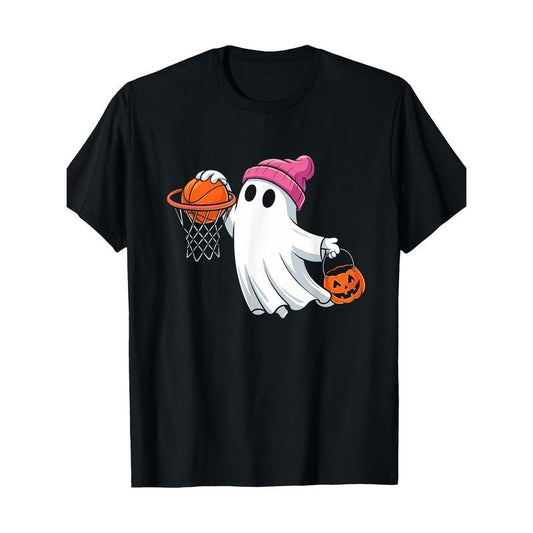 Ghost Play Basketball Halloween Costume T-shirt -100% cotton Made in USAstyle{n002}2