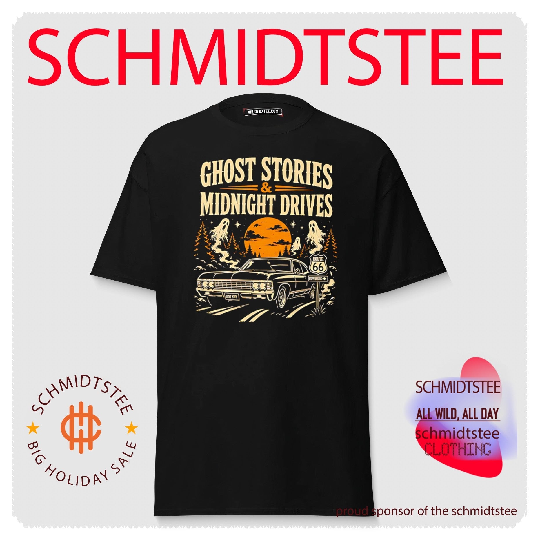 Ghost stories midnight drives route 66 shirt