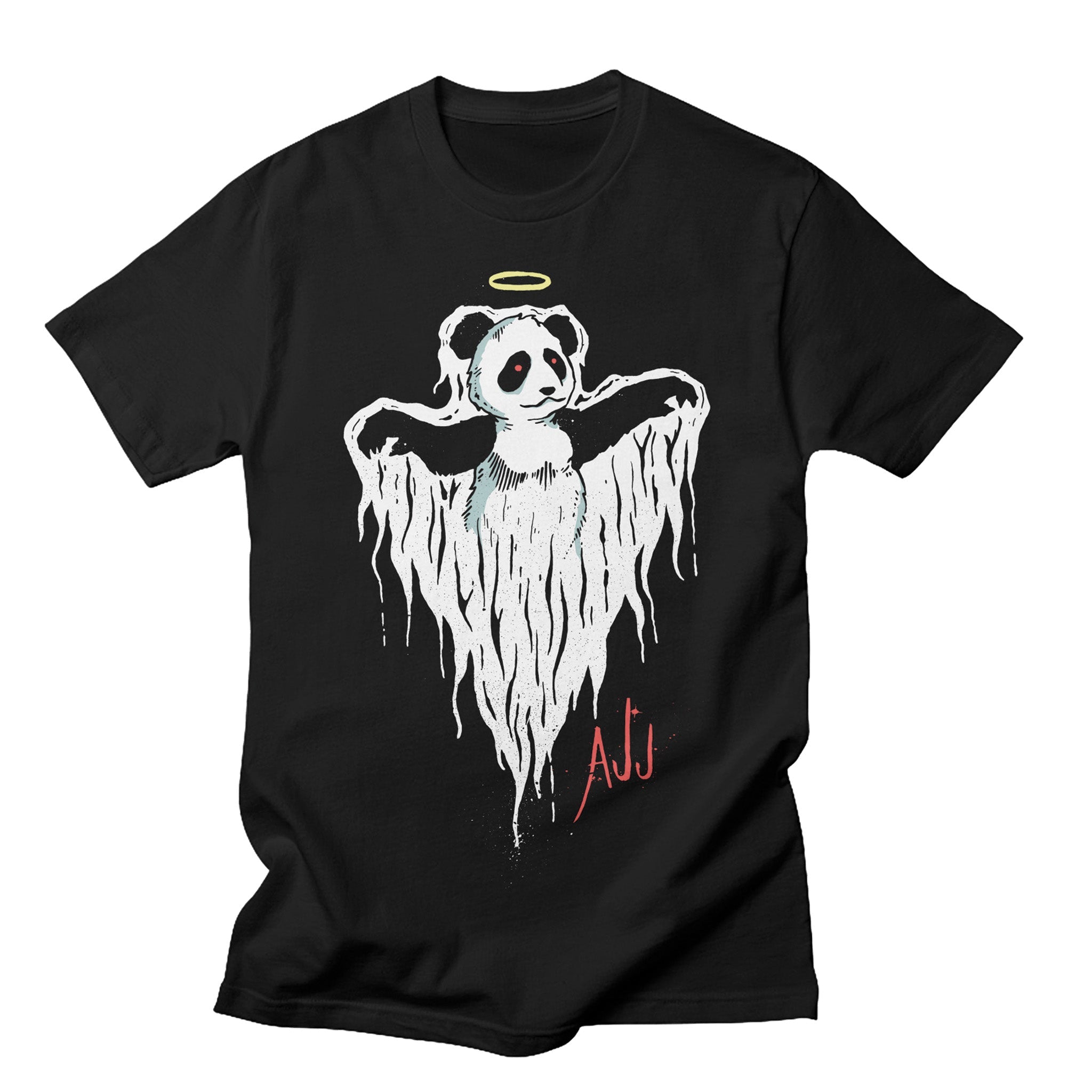 Ghost Panda T-Shirt (Black) Hoodie, Sweatshirt | CoreVibeTees.com