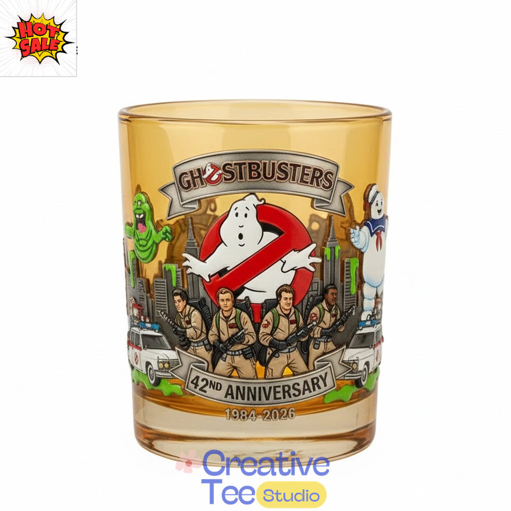 Ghostbusters 42nd Anniversary Whiskey Glass